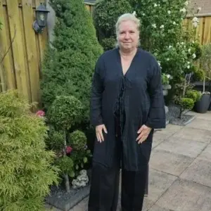 boho linnen vest zwart