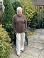 Comfy broek de luxe Roomwit